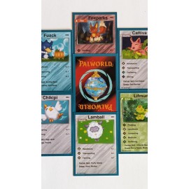 Palworld Trading Cards, Fan Art 6-Pack (2024)