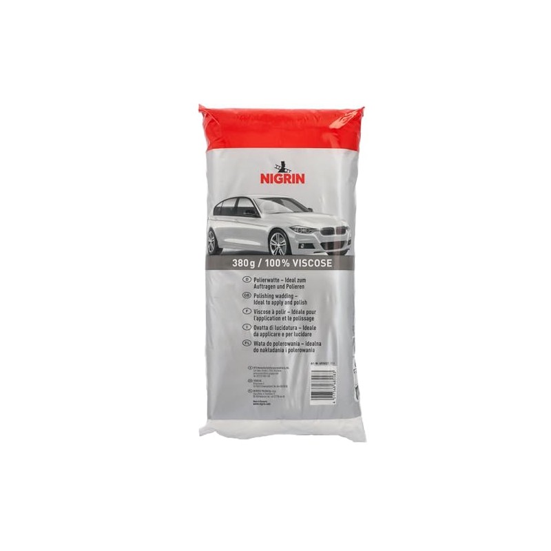 NIGRIN Polishing Cotton 100% Viscose Lint Free & Absorbent, Ideal