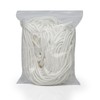Aoneky 1/8 Inch Braided Nylon Rope, 32 Feet White Utility