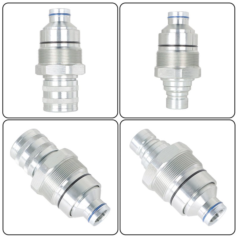 kimllier 7246802 7246799 1/2 Hydraulic Male & Female Flat Face