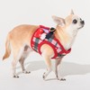 Puppia Festive Vest Dog Harness Step-in Warm Winter Checkered Pattern