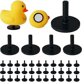 40pcs Duck Plug - Rubber Duck Mount Holder for Jeep Dash Display, Gift for Jeep Lover, Black