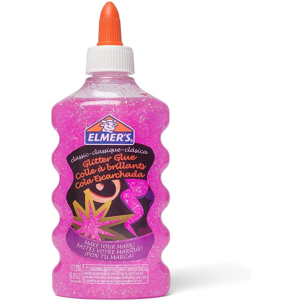 Elmer's 2090517 Official Glitter Glue, Liquid, Glue, Slime, Original, Educational
