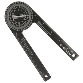 Miter Saw Protractor – 7 Inch Aluminum Angle Finder for Inside/Outside Corner Measurement – Ideal for Carpenters, Plumbers, Metalworking & DIY