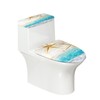 GLENLCWE Hawaiian Starfish on Beach Toilet Lid Cover and Toilet