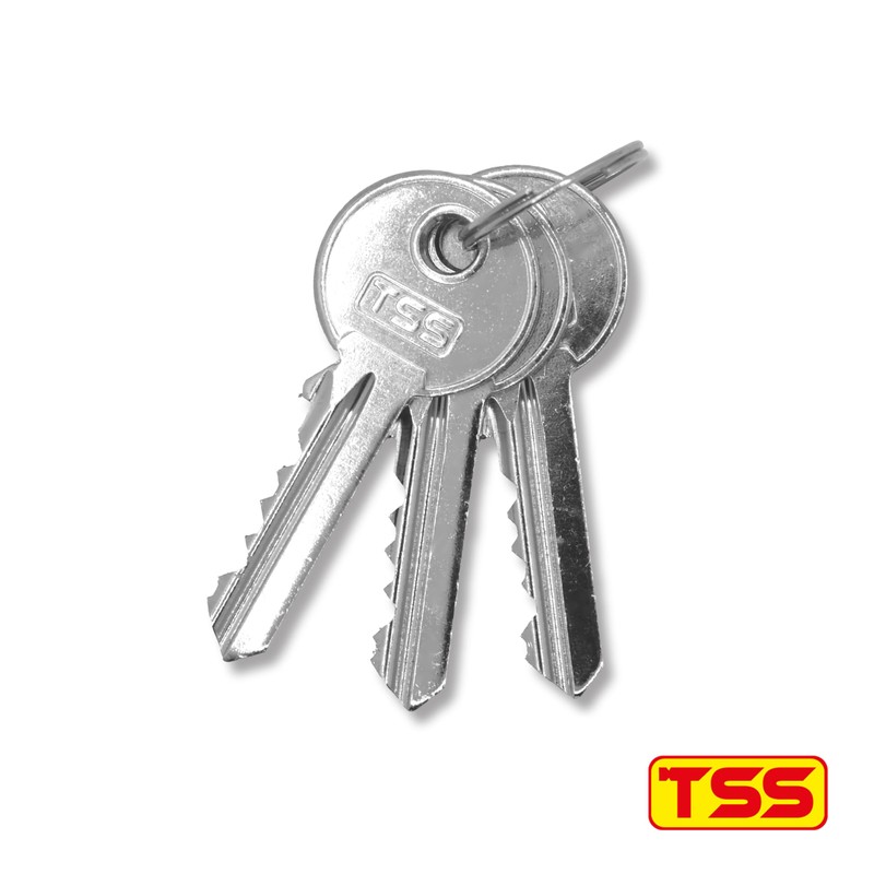 TSS Modern Style Rollerbolt Nightlatch, 60mm Backset, Push Pull Action