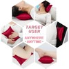 Washable Silky Satin Tiny Hysterectomy Pillow with Removable Pillowcase Smooth
