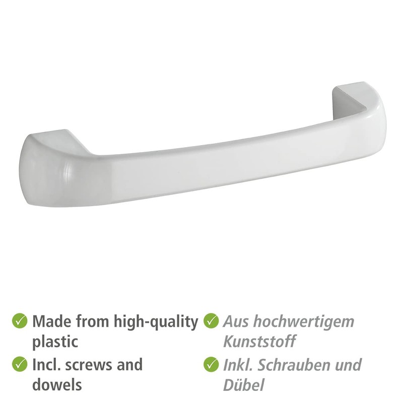 WENKO 19900100 Bath grip Pure, Plastic ABS, 28.5 x 5