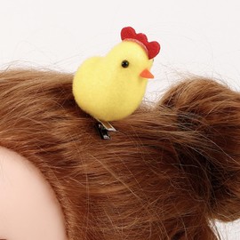 12pcs Chick Hair Clips - Cute Easter Hair Accessories for Girls Barrettes for Festive Celebrations, School Parties, and Easter Gatherings