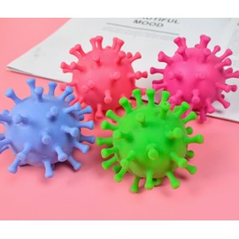 Dhjrefhhd 1Pcs Squeeze Stress Ball Stress Relief Tools Novelty Toys Fingertip Toys Party Favors Gifts (red)