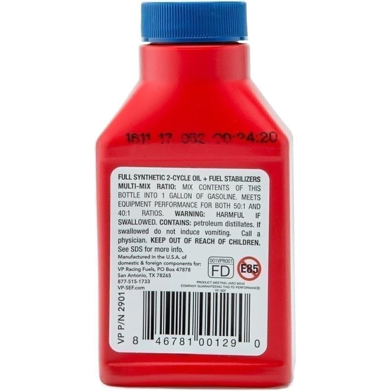 VP Small Engine Fuels Full Synthetic 2-Cycle Oil (2901)