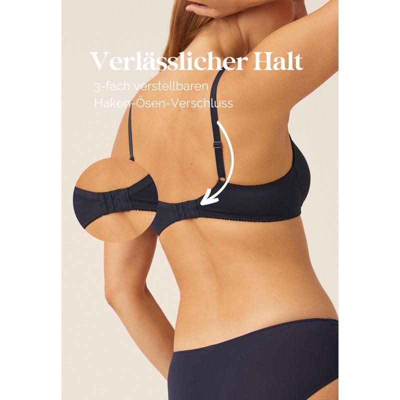 Naturana Cup Bra without Underwire 5166 - dark blue, size: