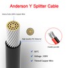 ELFCULB XT60i to 2 Way Anderson Splitter Cable, 10AWG XT60i