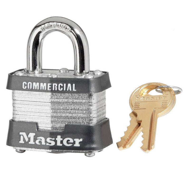 Master Lock 3KA-3210 1-1/2" Laminated Keyed Alike Padlocks - Quantity