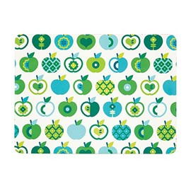 Kitchen Craft An Apple A Day Cork Backed Placemats, Set of 4, Multi-Colour