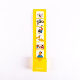 PECS® Mini Visual Schedule, Portable Activity Tracker for Autism, ASD, Speech Delays, Special Education (Any Color)
