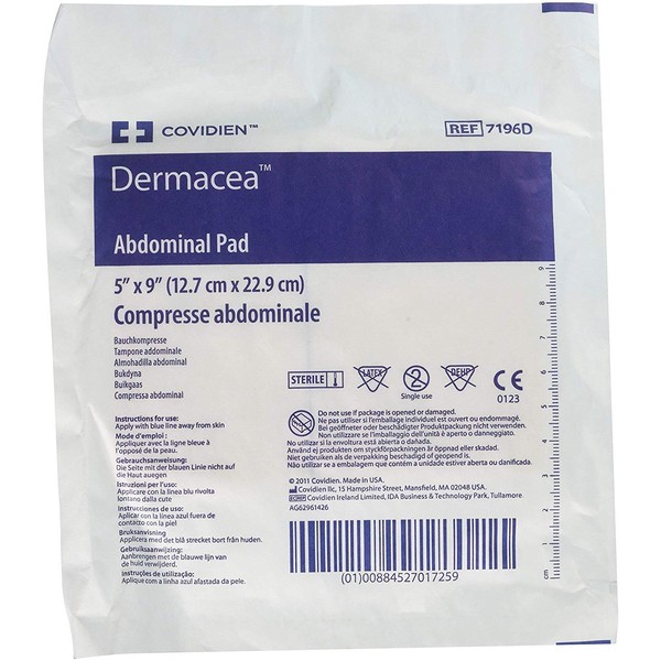 Kendall/Covidien Surgipad Combine Kdl 7196D 5X9 36Box