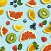 20 Napkins Taste of Fruits Kiwi Orange Summer Table Decoration