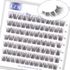 LZM Cluster Lashes 10mm Individual Eyelashes C Curl Lashes Individual