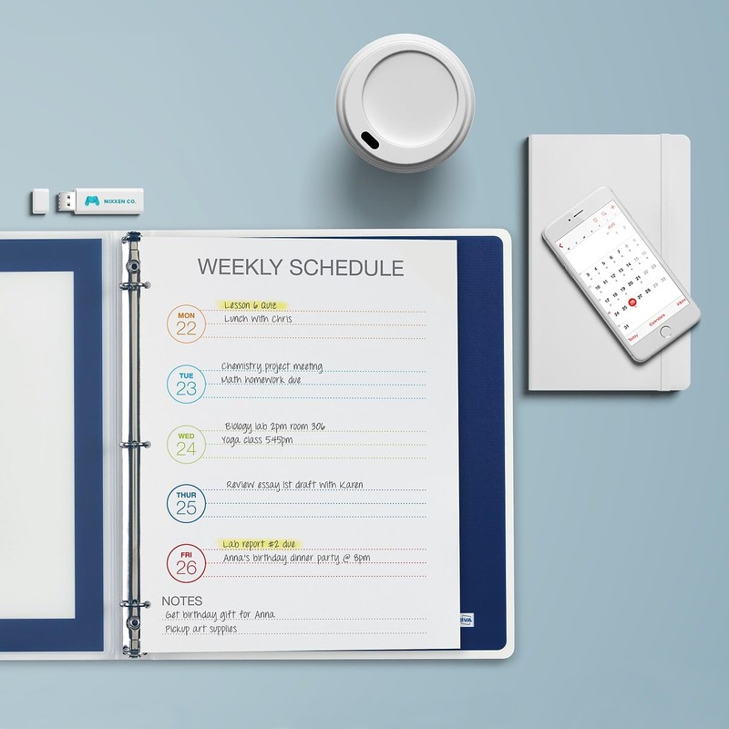 Avery Flexi-View 3 Ring Binder, 0.5 Inch, Round Rings, Blue,