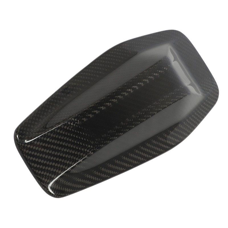 Roof Antenna Cover Glossy Carbon Fiber Protective Decorative Antenna Cover