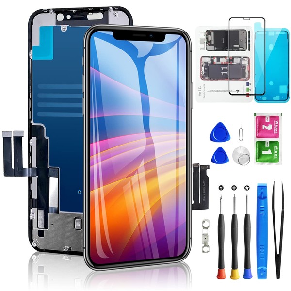 Diykitpl for iPhone 11 Screen Replacement 6.1 Inch, Diykitpl 3D