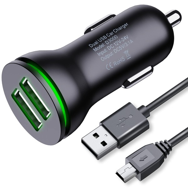 VIOFO Car Charger with 13.1ft(4M) Cable for A129 Pro Duo
