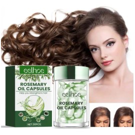 3 X Aceite De Romero E Cápsulas For El Cuidado Del