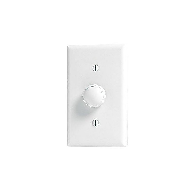 Hunter Fan Company, 27180, Three-Speed Stepped Wall Control White