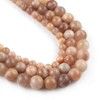 Yochus 8mm Sun-Stone Round Loose Beads Natural Stone Beads for