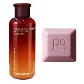 Innisfree Flower Mushroom Vital Skin + Fragrance Soap / 이니스프리 꽃송이버섯 바이탈 스킨+향기비누