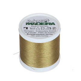 Madeira 9845-1956 2 Ply Polyneon Polyester Embroidery Thread, 40wt/135d 440 yd, Olive