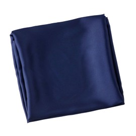 Good 27.6 x 27.6 inches (70 x 70 cm), Simple, Large Scarf, Women's, Plain, Neckerchief, Square, Office Scarf, Stylish, Bag Decoration, Gift, Navy E