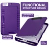 Sooez Clipboard with Storage, High Capacity Nursing Clipboards with Pen