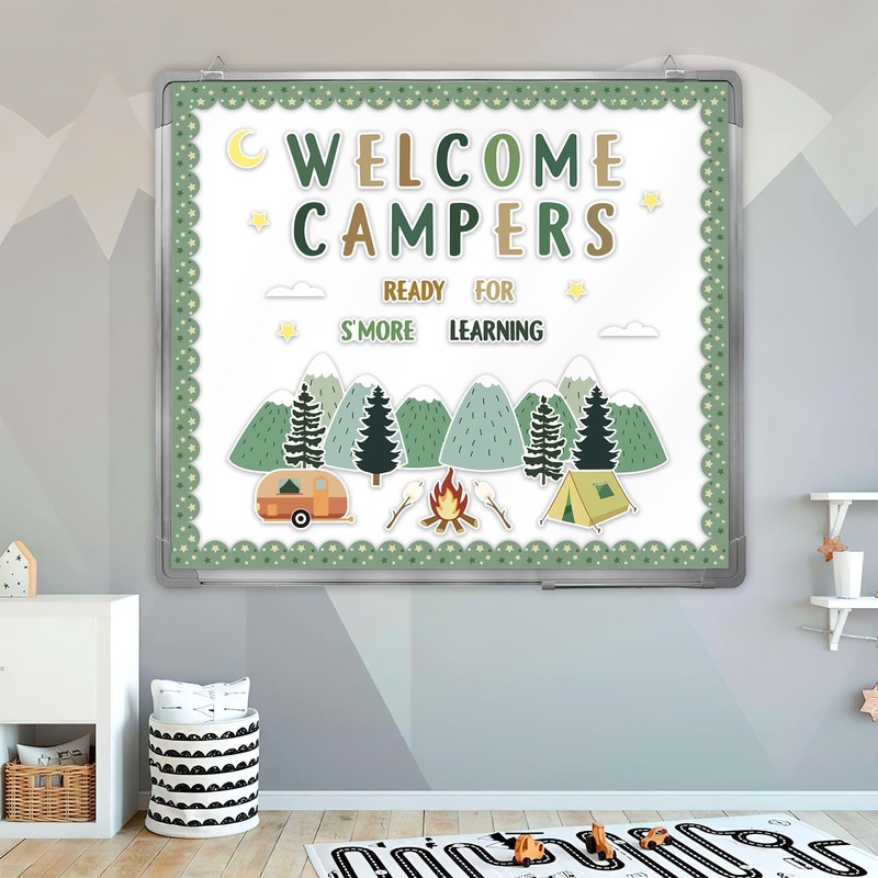 Camping Bulletin Board Kit Adventure Mountain Back to School Decor