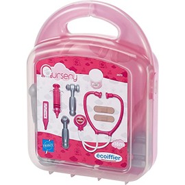 Ecoiffer 2875 Doll Doctor's Case Play Parts Pink