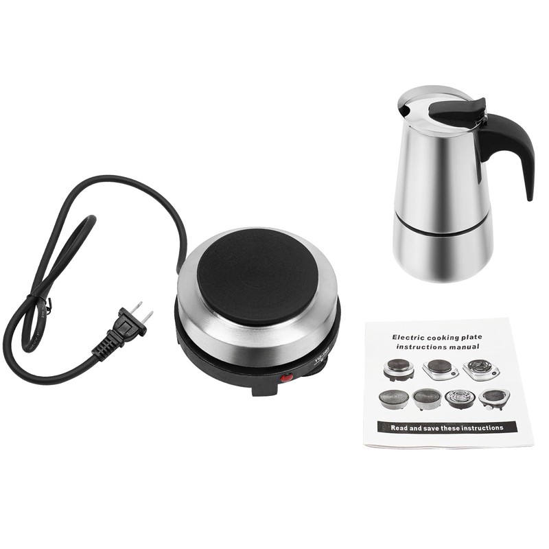 Stainless Steel Coffee Machine Maker Electric Espresso Coffee Maker Electric