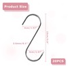 Pack of 20 Meat Hooks, Meat Hooks, Stainless Steel, Smoking