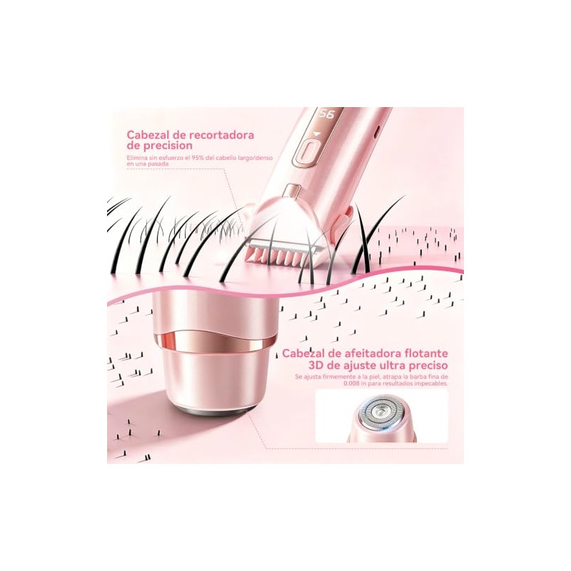 Cieloazul Epilator Depiladora El?ctrica Mujer Iluminaci?n