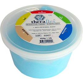 Theraflex Therapy Clay 454 g | Extra Firm | Blue | Hand Training Clay