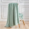 NEWCOSPLAY Super Soft Throw Blanket Green Premium Silky Flannel Fleece