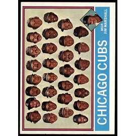 1976 Topps # 277 Cubs Team Checklist Jim Marshall Chicago Cubs (Baseball Card) NM Cubs