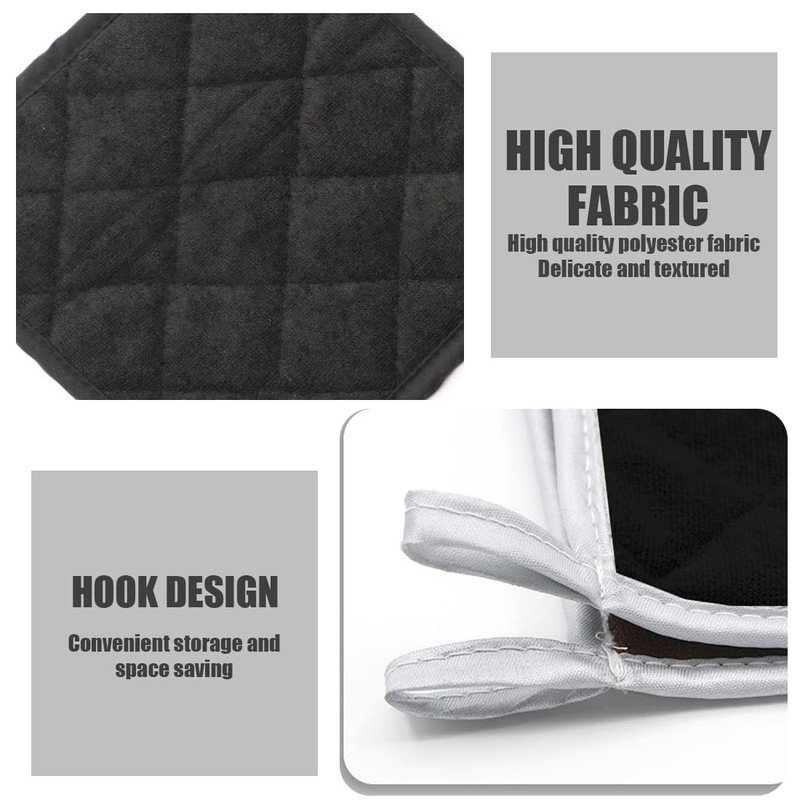 WHYCNJL Pack of 2 Kitchen Pot Holders Cotton Large Oven
