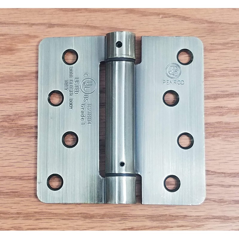 Spring Hinges, Adjustable Self Closing 4 Inch with 1/4 Inch