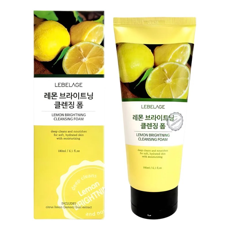 Espuma Limpiadora Facial Coreana De Limn Detox 1pz Mixta Danoche