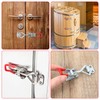4 PCS Toggle Clamp Draw Latch Adjustable Pull Latchs Clamp