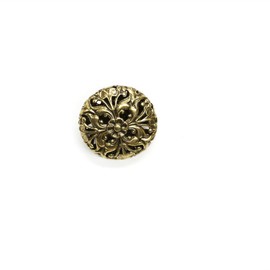 Magnificent Gold Filigree Button, 44 Line, Made in France