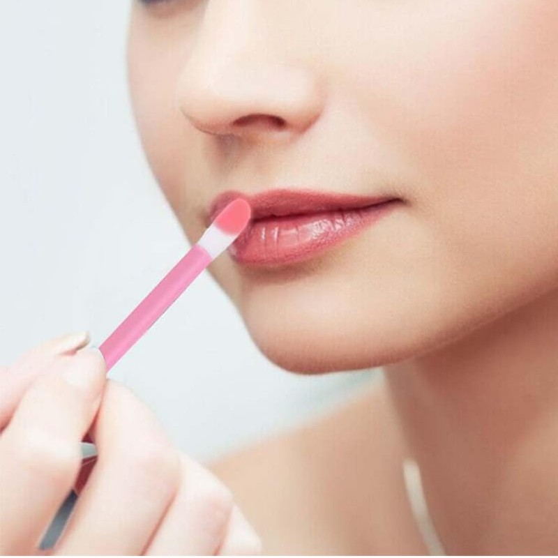 VIVIIHOO Pack of 100 Disposable Lip Brushes, Lipstick Makeup Brush,
