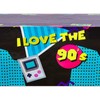 Sparkle and Bash 90s Table Cloth - Purple Plastic, 54