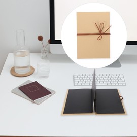 TOVINANNA Hardcover Photo Albums, DIY Scrapbook Albums, Stretchable Folding Photos Collection for Wedding Anniversary Valentines Day (6 x 8, 36 Page, Black Pages)